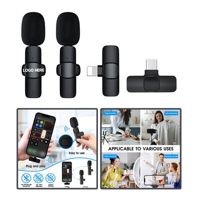 Wireless Hands-Free Lavalier Lapel Microphone
