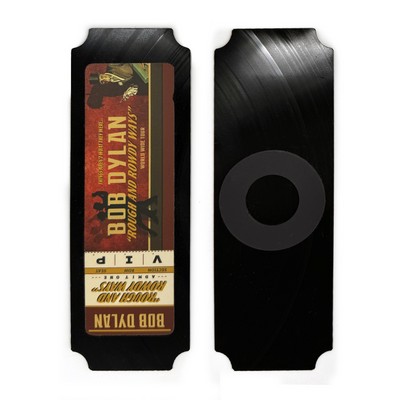 Recycled Vinyl Record Event Ticket - 1-Sided