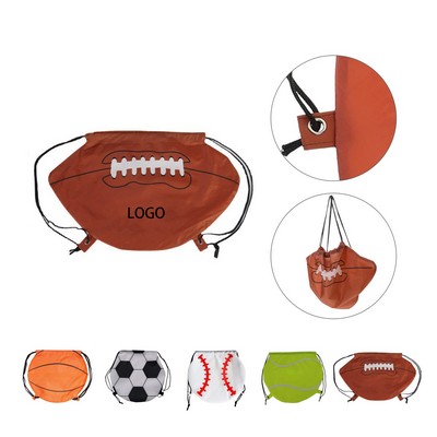 Ball Drawstring Backpack