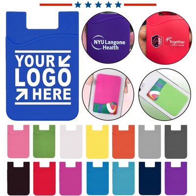 Silicone Stick on Card Holder