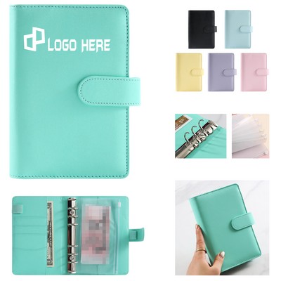 All-In-One Pu Leather Loose Leaf Padfolios