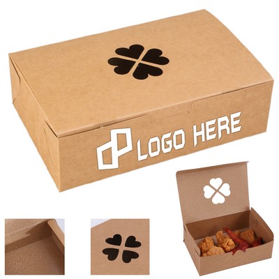 8.66X5.51X2.56" Kraft Paper Fried Chicken Box