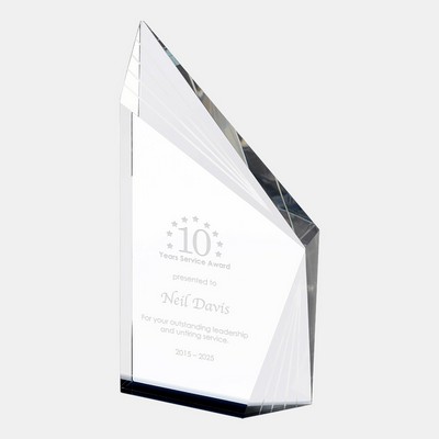 Beveled Black Peak Award (L)