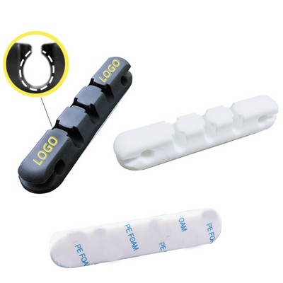 Silicone Cord Organizer Adhesive Cable Holder Clip