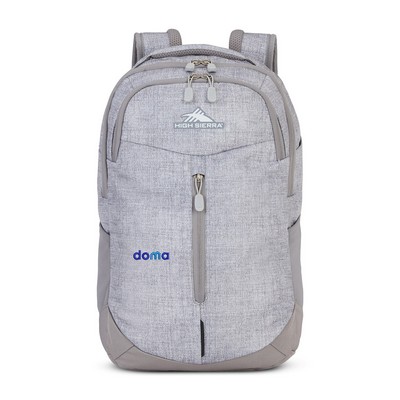 High Sierra® Swerve Pro Laptop Backpack - Silver Heather