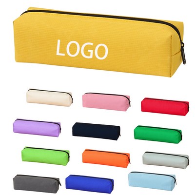 Multi Functional Solid Color Oxford Cloth Pencil Case