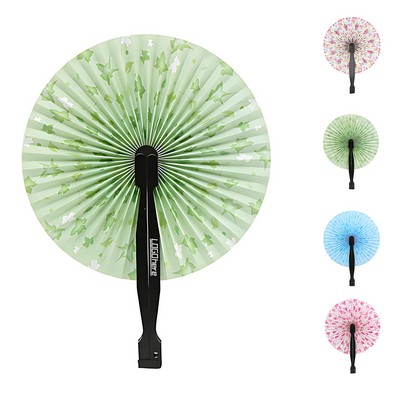Folding Circular Paper Fan
