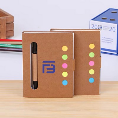 Small Notebook Notepad with Pen