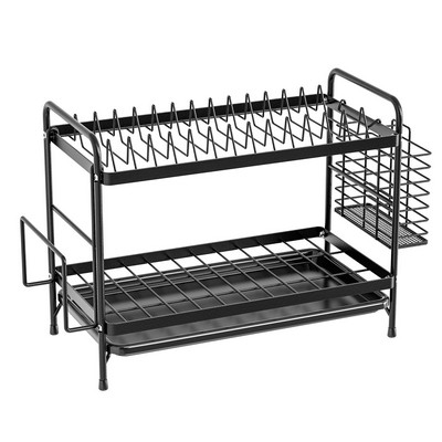 Two-Layer Round Wire Dish Rack
