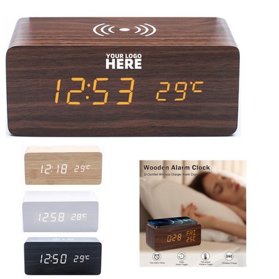 Wooden Alarm Clock