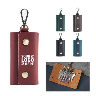 Crazy Horse Leatehr Key Holder with Hook