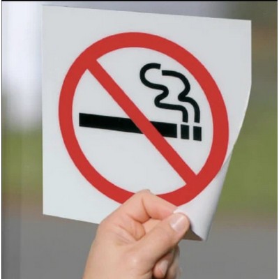 Static Cling - 12"w x 24"h - Custom Print