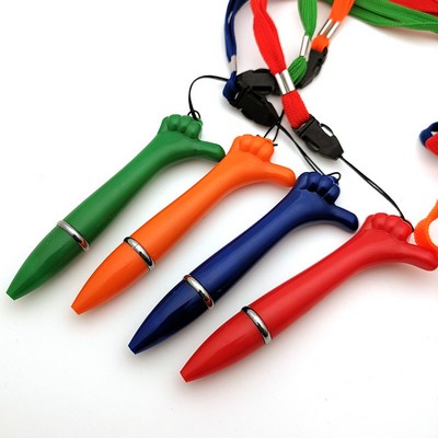 Thumb Lanyard Gesture Ballpoint Pen