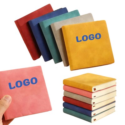 Premium Pu Soft Cover Pocket Notebook-A7 Square Mini Journal