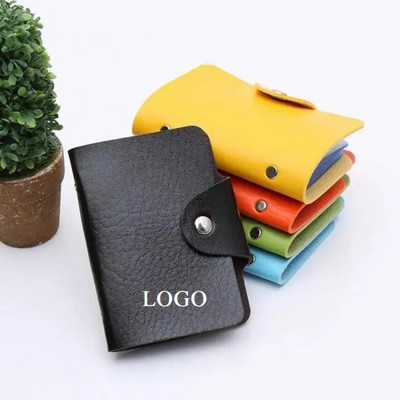 Premium Leather Business Card Case