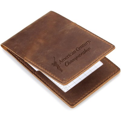 Raffael Leather Golf Scorecard Holder