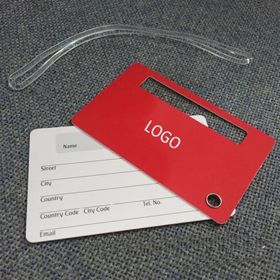 PVC Luggage Tags Customizable