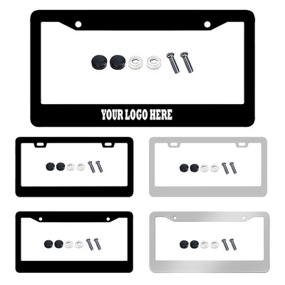 Aluminum License Plate Frame for Vehicle