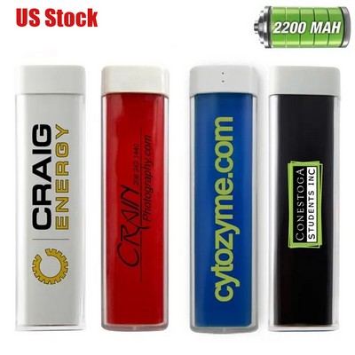 2200mah Lipstick Mini Portable Power Banks