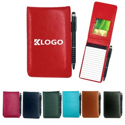 A7 Business Notebook with Pen & Card Slot