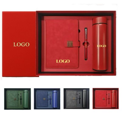 A5 Notebook, Pen, and Insulated Tumbler Premium Gift Set