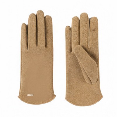 Winter Fleece Flip Finger Touchscreen Gloves Windproof Warm Outdoor Gloves