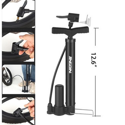 High Pressure Multi Purpose Inflation Bike Motorcycle Foldable Base Bicycle Pump