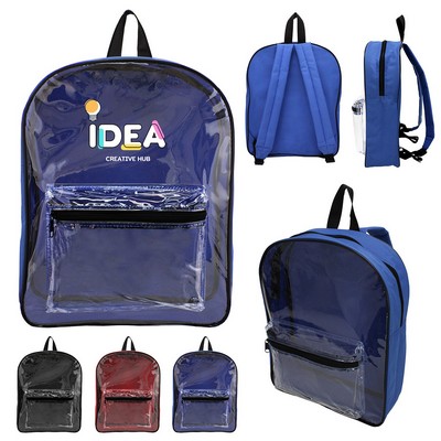 14" Clear Front Backpack