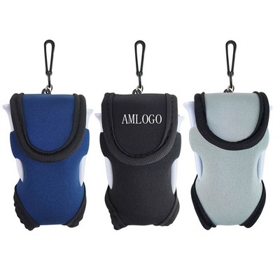 7-Piece Neoprene Golf Ball and Tee Pouch Set