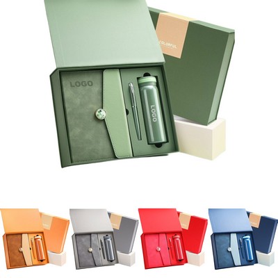 A5 Notebook Pen Water Bottle Business Gift Set