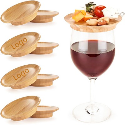 Bamboo Wine Glass Charcuterie Topper