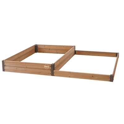 Miracle Gro 4' x 8' Wooden Tiered Raised Garden Bed