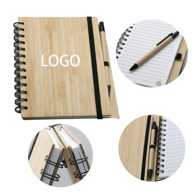 Bamboo B6 Notebook with Pen