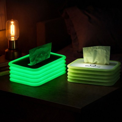 Luminous Silicone Tissue Box Holder