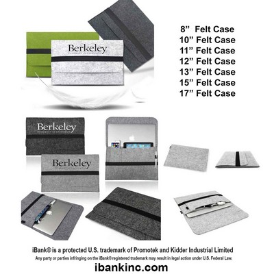 iBank ® 8-11" Felt Case Fits with Tab S8/S9 11", iPad Pro 11 inch, iPad 10th Gen 10.9