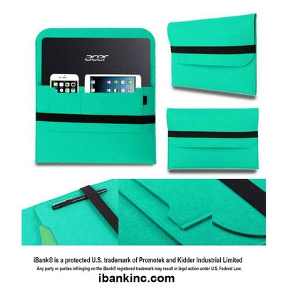 iBank ® 8-11" Felt Case Fits with Tab S8/S9 11", iPad Pro 11 inch, iPad 10th Gen 10.9