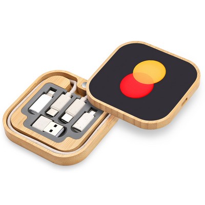 Light-Up Logo 15W Wireless Charger and Cable Kit