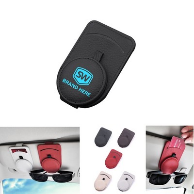Car Sunglasses Clip with Storage