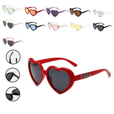 Polarized Heart Shaped Sunglasses