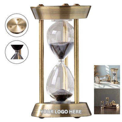 15 Minute Zinc Plated Hourglass Timer