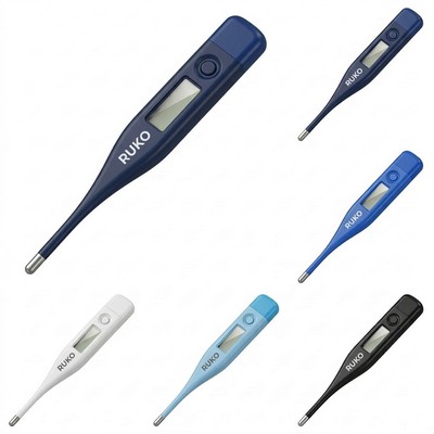 Intelligent Digital Thermometer with LCD Display and Flexible Probe