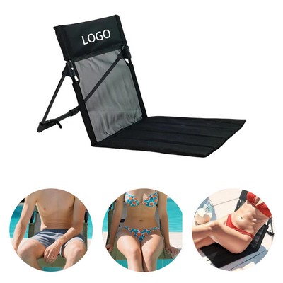 Custom Portable 600D Oxford Steel Camping Chair