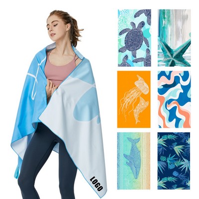Beach Towel Soft Quick Dry Microfiber