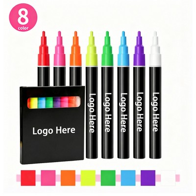 Custom 3mm Erasable Liquid Chalk Pen For LED Light Board