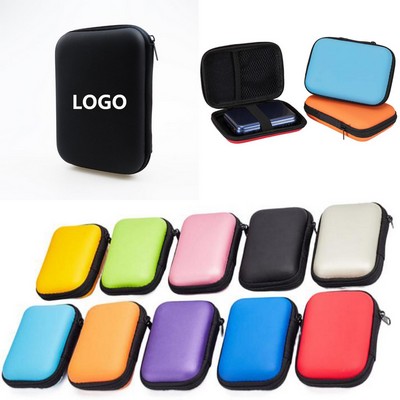 Durable Zippered Mesh Travel Case For Earphones