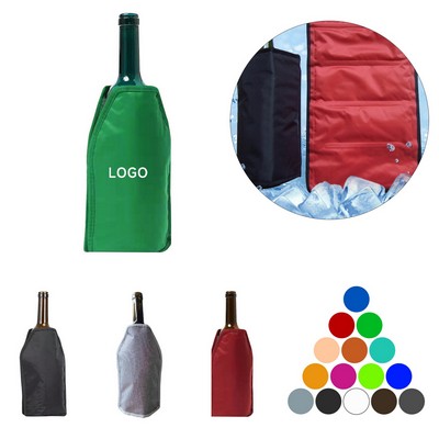 Wine Cooler Sleeve Reusable Wine Bottle Chiller