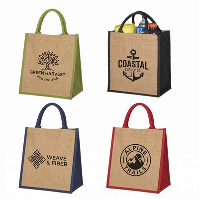 Eco Friendly Foldable Jute Shopping Bag