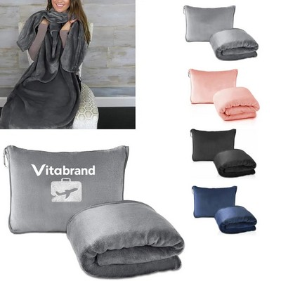 Travel Blanket and Pillow