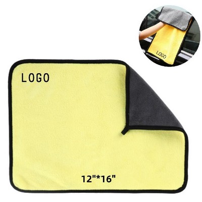 Dual Side Car Cleaning Cloth Non-Abrasive, Reusable 16"*12"