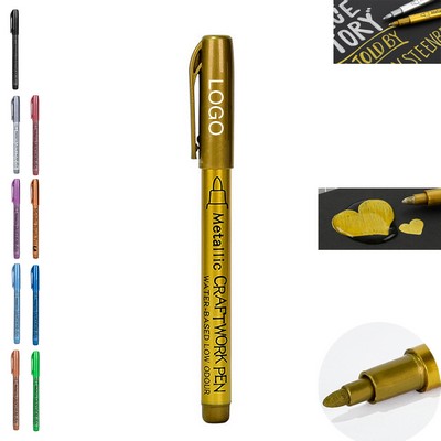 Metallic Craft Marker Pens